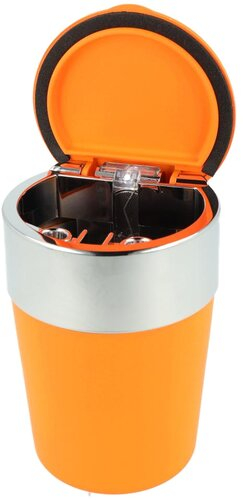 Atomic Auto-Aschenbecher mit LED Rubber Orange