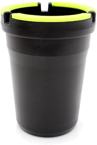 Atomic Auto-Aschenbecher, schwarz, mit Leuchteffekt, ca. 11,5cm Atomic Auto-Aschenbecher, schwarz, mit Leuchteffekt, ca. 11,5cm