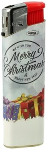 Atomic Feuerzeug Happy Hollidays X-Mas 1v10 Atomic Feuerzeug Happy Hollidays X-Mas 1v10