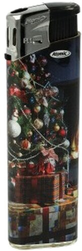 Atomic Feuerzeug Happy Hollidays X-Mas 3v10 Atomic Feuerzeug Happy Hollidays X-Mas 3v10