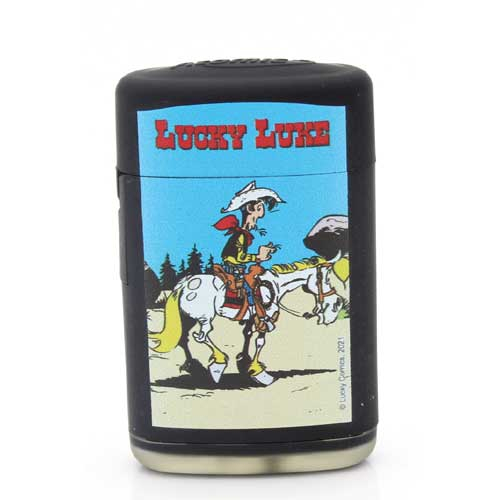 Atomic Jet Feuerzeug Lucky Luke schwarz Atomic Jet Feuerzeug Lucky Luke schwarz