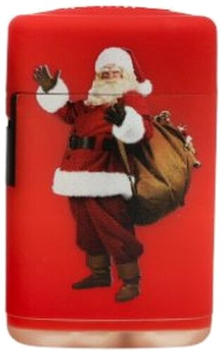 Atomic Jet Flame Feuerzeug Merry Christmas Weihnachtsmann mit Geschenkesack Atomic Jet Flame Feuerzeug Merry Christmas Weihnachtsmann mit Geschenkesack