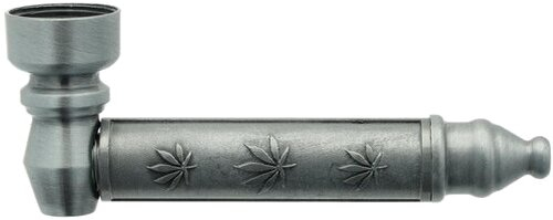 Atomic  Metall Pfeife Antik silber