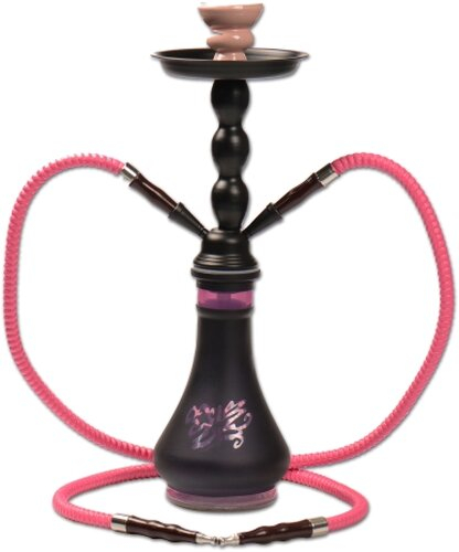 Atomic Shisha schwarz/pink 2 Anschlüsse Atomic Shisha schwarz/pink 2 Anschlüsse