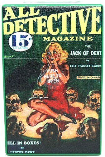 Atomic Zigaretten-Etui 20er Motiv All Detective Magazine Jack of Death 