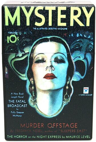 Atomic Zigaretten-Etui 20er Motiv Mystery Murder Offstage