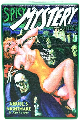 Atomic Zigaretten-Etui 20er Motiv Spicy Mystery Stories for March