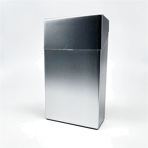 Atomic Zigarettenbox 100mm Format Silber Atomic Zigarettenbox 100mm Format Silber