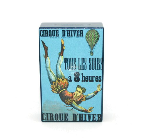 Atomic Zigarettenbox 20er Motiv Luftakrobat