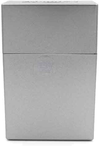 Atomic Zigarettenbox für ca. 20 Stück, grau