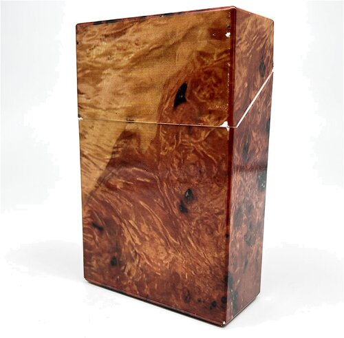 Atomic Zigarettenbox King Size Holz Marmorierung Beige Atomic Zigarettenbox King Size Holz Marmorierung Beige