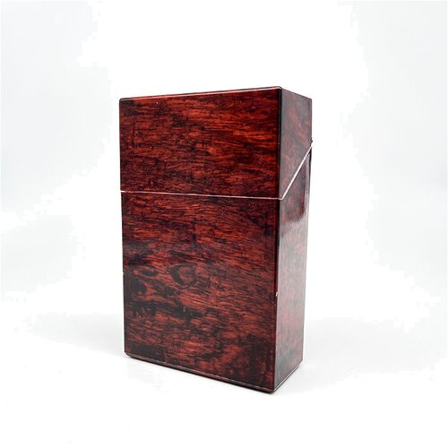 Atomic Zigarettenbox King Size Holz Marmorierung Rot Atomic Zigarettenbox King Size Holz Marmorierung Rot