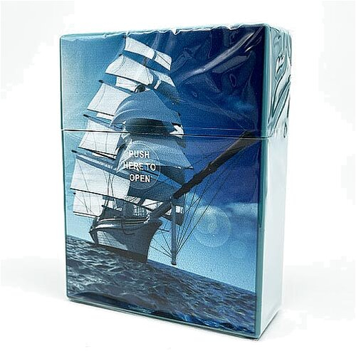  Atomic Zigarettenbox King-Size Maritim Hellblau