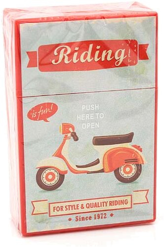 Atomic Zigarettenbox King Size Riding Rot