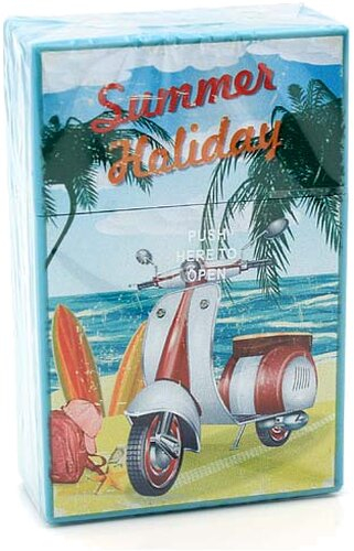 Atomic Zigarettenbox King Size Summer Holiday Blau