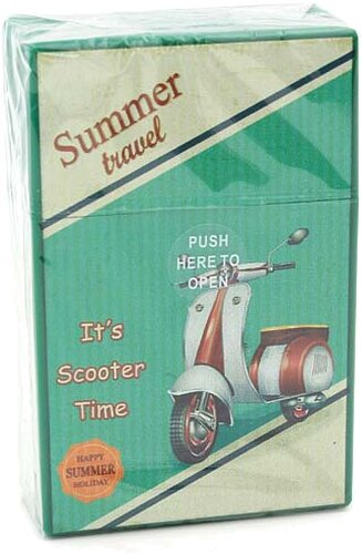 Atomic Zigarettenbox King Size Summer Travel Grün