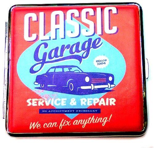 Atomic Zigarettenetui Classic Cars Garage Atomic Zigarettenetui Classic Cars Garage