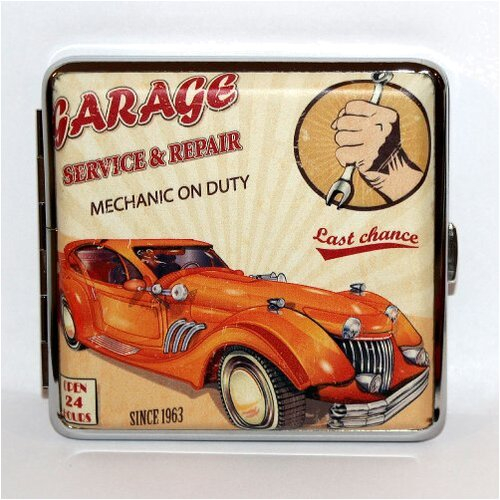 Atomic Zigarettenetui Classic Cars Garage Mechanic on Duty Atomic Zigarettenetui Classic Cars Garage Mechanic on Duty