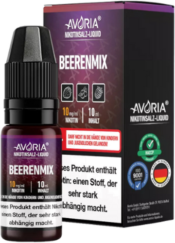 Avoria Nikotinsalz Liquid Beerenmix 10mg