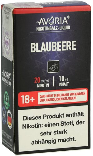 Avoria Nikotinsalz Liquid Blaubeere 20mg