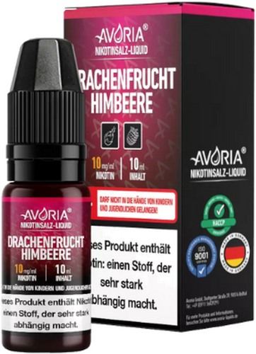 Avoria Nikotinsalz Liquid Drachenfrucht Himbeere 10mg
