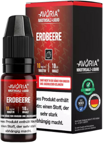 Avoria Nikotinsalz Liquid Erdbeere 10mg Avoria Nikotinsalz Liquid Erdbeere 10mg