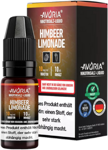 Avoria Nikotinsalz Liquid Himbeer Limonade 10mg Avoria Nikotinsalz Liquid Himbeer Limonade 10mg