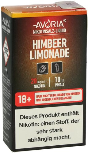Avoria Nikotinsalz Liquid Himbeer Limonade 20mg Avoria Nikotinsalz Liquid Himbeer Limonade 20mg