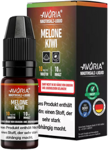 Avoria Nikotinsalz Liquid Melone Kiwi 10mg Avoria Nikotinsalz Liquid Melone Kiwi 10mg