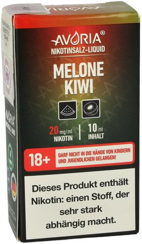 Avoria Nikotinsalz Liquid Melone Kiwi 20mg Avoria Nikotinsalz Liquid Melone Kiwi 20mg