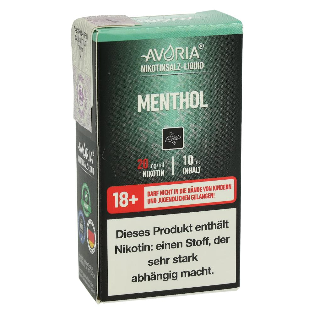 Avoria Nikotinsalz Liquid Menthol 20mg Avoria Nikotinsalz Liquid Menthol 20mg
