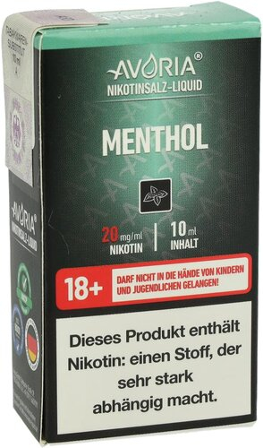 Avoria Nikotinsalz Liquid Menthol 20mg Avoria Nikotinsalz Liquid Menthol 20mg