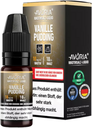 Avoria Nikotinsalz Liquid Vanille Pudding 10mg Avoria Nikotinsalz Liquid Vanille Pudding 10mg