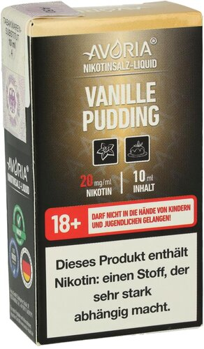 Avoria Nikotinsalz Liquid Vanille Pudding 20mg