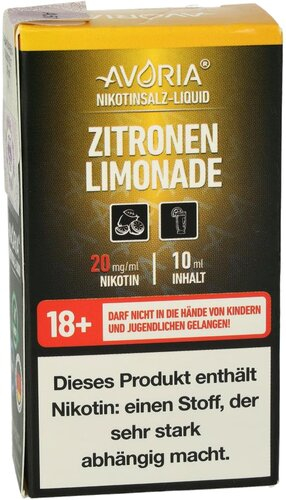 Avoria Nikotinsalz Liquid Zitronen Limonade 20mg