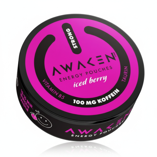 Awaken Energy Pouches Iced Berry 20 Stk.