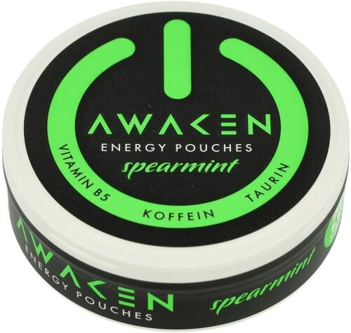 Awaken Energy Pouches Spearmint 20 Stk. Awaken Energy Pouches Spearmint 20 Stk.