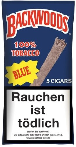 Backwoods Blue 100 % Tobacco