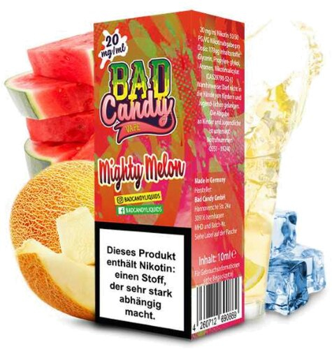 Bad Candy Mighty Melon 20mg Nic Salt e-Liquid Bad Candy Mighty Melon 20mg Nic Salt e-Liquid