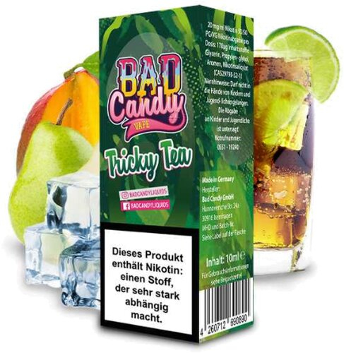 Bad Candy Tricky Tea 20mg Nic Salt e-Liquid Bad Candy Tricky Tea 20mg Nic Salt e-Liquid