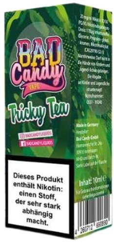 Bad Candy Tricky Tea 20mg Nic Salt e-Liquid