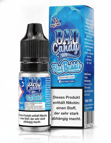 BAD Candy Blue Bubble 10mg Nic Salt Liquid