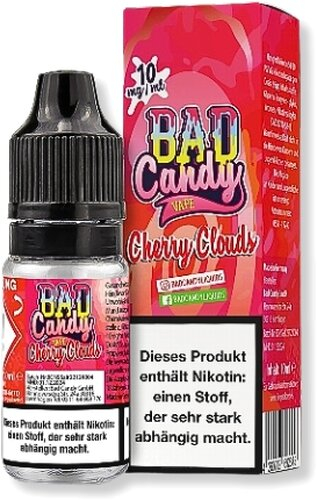Bad Candy Cherry Clouds 10mg Nic Salt e-Liquid