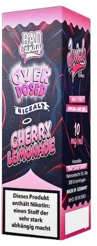 Bad Candy Cherry Lemonade Nikotinsalzliquid Overdosed 10mg