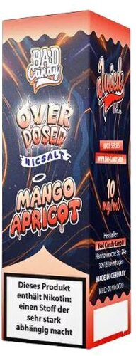 Bad Candy Mango Apricot Nikotinsalzliquid Overdosed 10mg