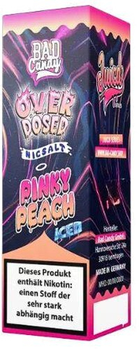 Bad Candy Pinky Peach Iced Nikotinsalzliquid Overdosed 20mg