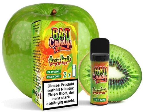 Bad Candy Pod2Go Angry Apple 2x2ml   20mg