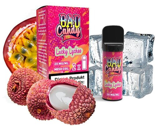 Bad Candy Pod2Go Lucky Lychee 2x2ml   20mg