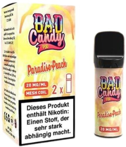 Bad Candy Pod2Go Paradise Peach 2x2ml   20mg