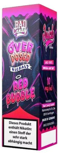 Bad Candy Red Bubble Nikotinsalzliquid Overdosed 10mg